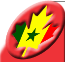 Image shape of Canadian Leaf and Senegal Flag Colors