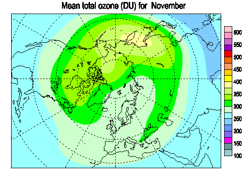 November, Northern hemisphere