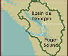 Map of Georgia Basin