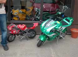 Pocket Bike Type Competition Vehicles