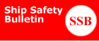 Red and white icon for Ship Safety Bulletins