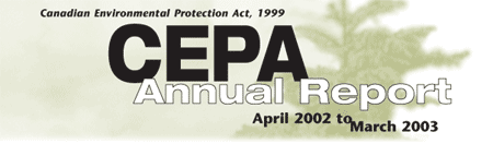CEPA Annual Report 2002-2003 Page Header