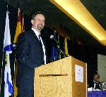 Minister Strahl speaks at the Canadian Federation of Agriculture's annual meeting in Ottawa, March 2nd, 2006.
