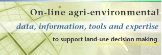 On-line agri-environmental data, information, tools and expertise to support land-use decision-making