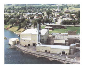 Photo of power plant - Sithe Energies 150 MW combined cycle cogeneration plant in Cardinal Ontario