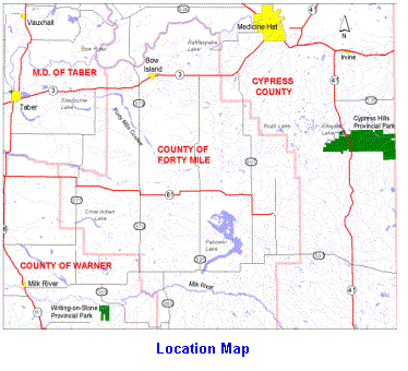 Location Map for assessment area