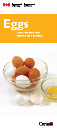 Eggs - One of the nine most common food allergens