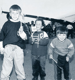 Photo d?enfants du Kosovo