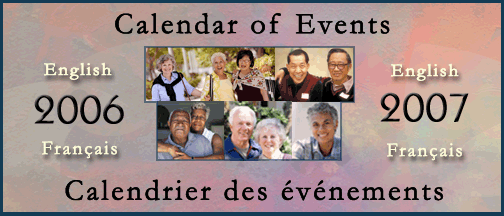 Calendar of Events / Calendrier des vnements