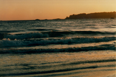 Long Beach in the evening, Pacific Rim National Park