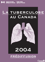 La tuberculose au Canada 2003 - prdiffusion - image de la couverture