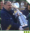 Army escorts Grey Cup and players