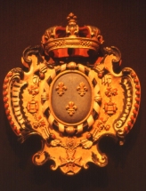 The royal coat of arms of France