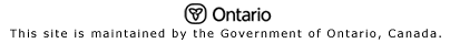 This site maintained by the Government of Ontario