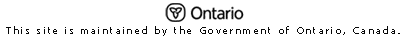 Image of the Government of Ontario Logo.