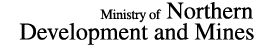 Ministry of Northern Development and Mines