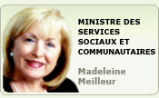 Ministre des Services sociaux et communautaires