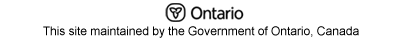 This site maintained by the government of Ontario, Canada.