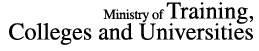 Ministry of Training, Colleges and Universities