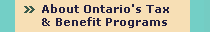 About Ontario's Tax & Benefit programs