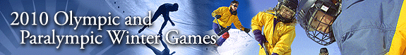 2010 Olympic and Paralympic Winter Games Home banner