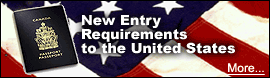 New Entry Requirements to the United States 