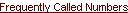 Frequently Called Numbers