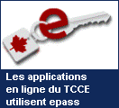 Les applications en ligne du TCCE utilisent epass
