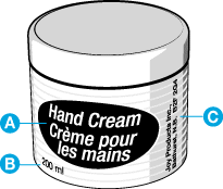 Crème pour les mains.
