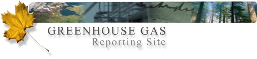 Greenhouse Gas
   Reporting Site