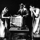 Micheline Dahlander, Shomee Chakrabartty and Millie Tresierra, in Bhopal, Teesri Duniya Theatre (photo: Tommy Asselin)