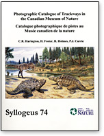 The cover of "Photographic Catalogue of Trackways in the Canadian Museum of Nature", Syllogeus 74.
