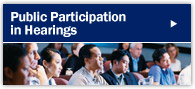 Public Participation in Hearings
