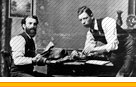 Old photo of two men working  Le Qubec en images, CCDMD
