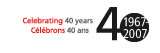 Celebrating 40 years / Célébrons 40 ans