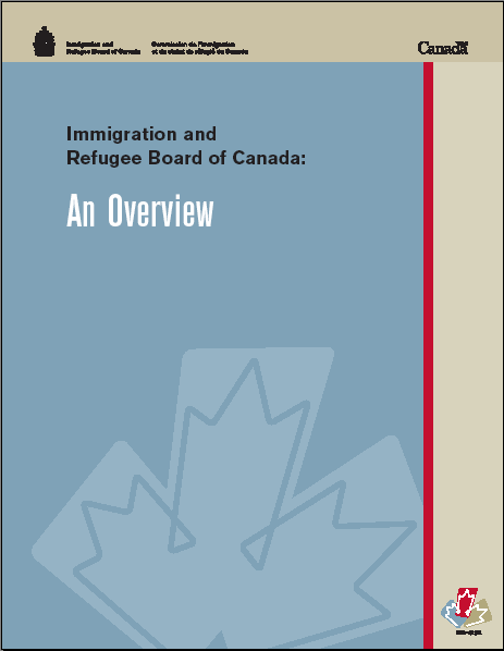 'Immigration and Refugee Board' Publication Cover