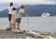 On June 5th, 2007, Campbell River residents took part in celebrating a historic day: the official opening of the Wei Wai Kum Cruise Ship Terminal, the first Aboriginal-themed and owned cruise ship terminal in the world. It officially opened with the arrival of Regent Cruises 700-passenger Seven Seas Mariner.