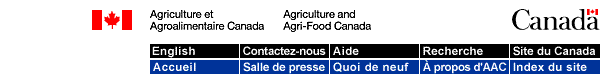 Agriculture et Agroalimentaire Canada - Agriculture and Agri-Food Canada