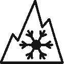 Symbole de pneu  neige