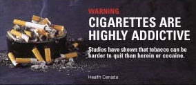 Cigarettes are highly addictive