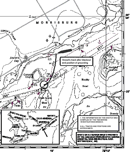 Figure 1 - Sketch of the occurrence area.