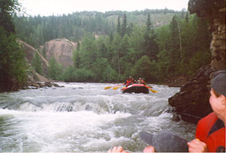 Photo 2 - A raft approaching the ledge