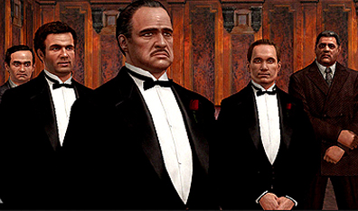 Meet the family: A scene from The Godfather: The Game. Courtesy Electronic Arts.