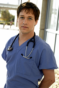 T.R. Knight portrays George O'Malley on the prime-time show Grey's
Anatomy. (Bob D'Amico/ABC/CTV)