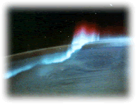 Aurora Borealis from space.