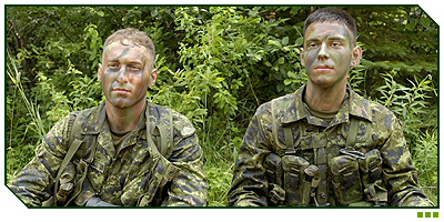 Sapper Noel Gibbons (left) and Sapper Neil Gibbons are fraternal twins from St. Marys who just completed their Soldier Qualification course through the ARTS, part of LFAA Training Centre.
