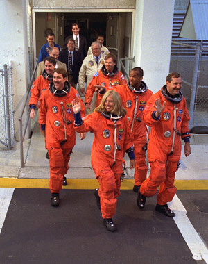 STS-85 flight crew