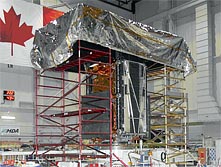 In mid November, RADARSAT-2 will be shipped by air from the David Florida Laboratory to the Baikonour Cosmodrome.