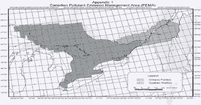 Canadian Pollutant Emission Management Area