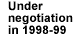 Under negotiation in 1998-99